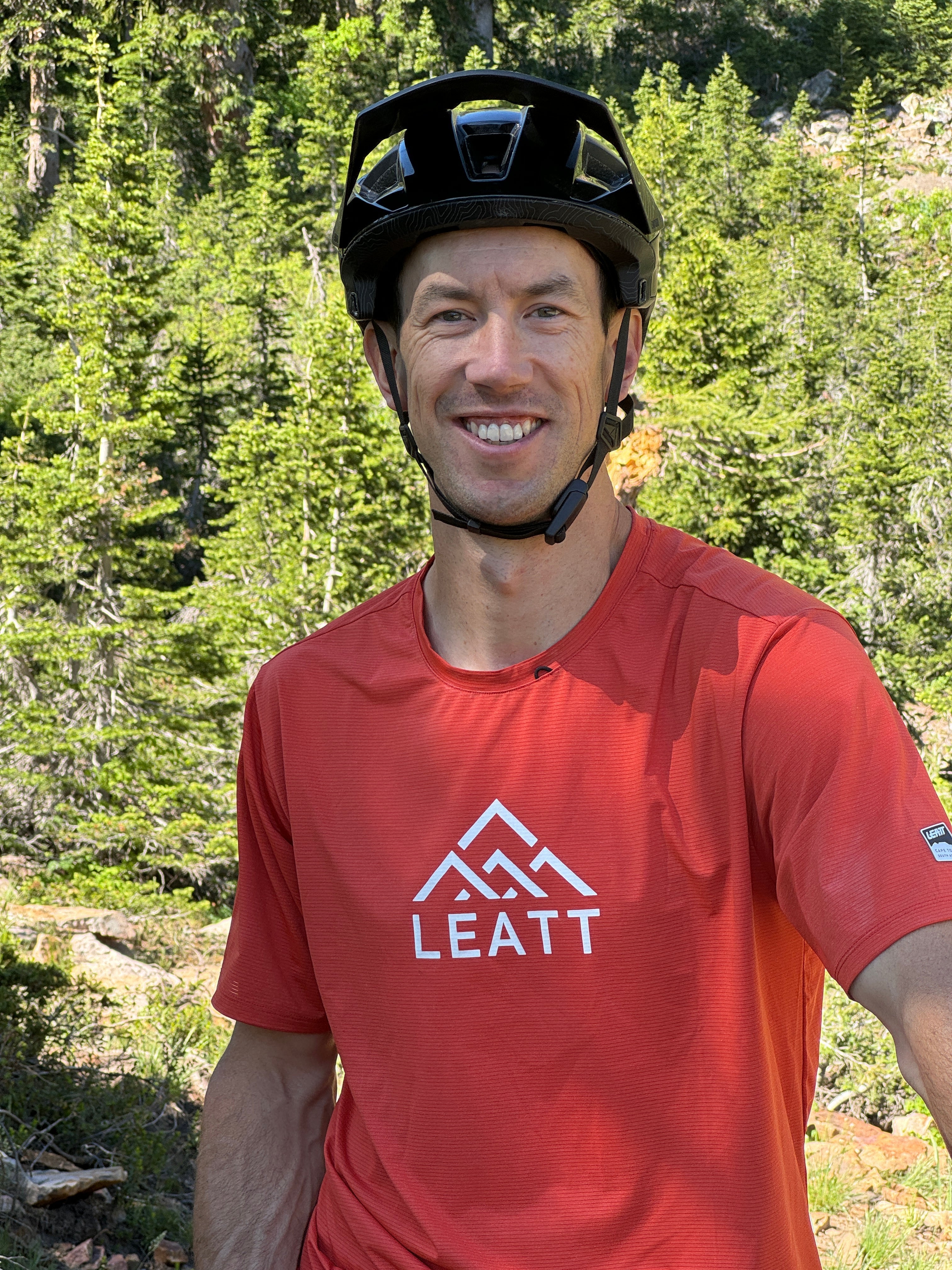 Eric Porter in Leatt MTB gear