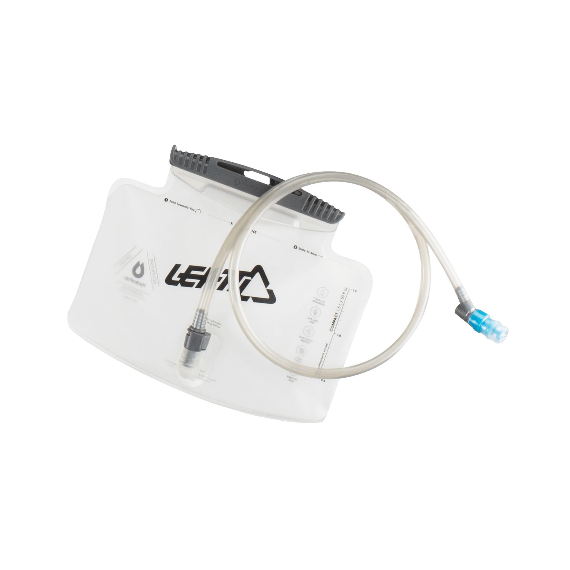Bladder HydraPak Leatt 1.5L horizontal w tube & degree bite MTB - Leatt USA