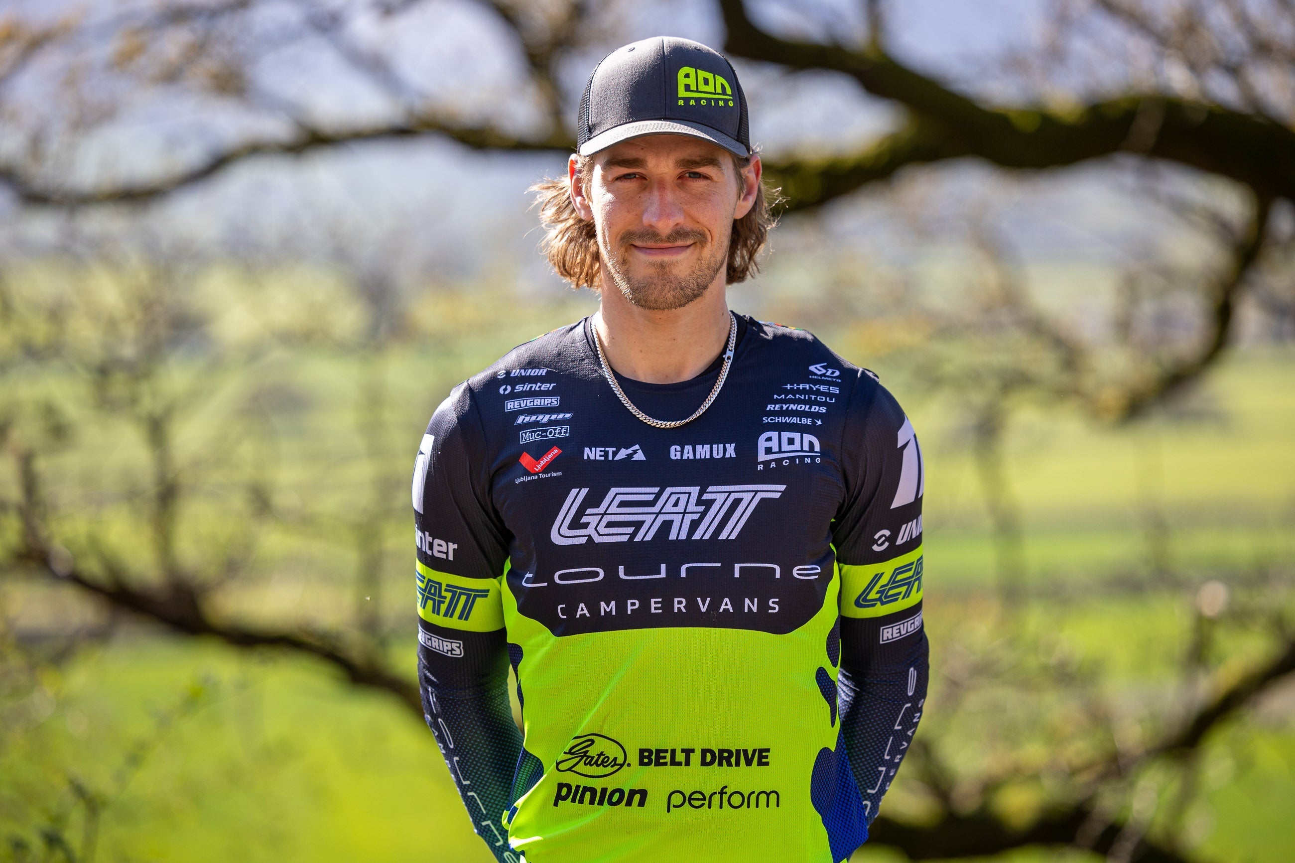 Reece Wilson in sponsored Leatt gear