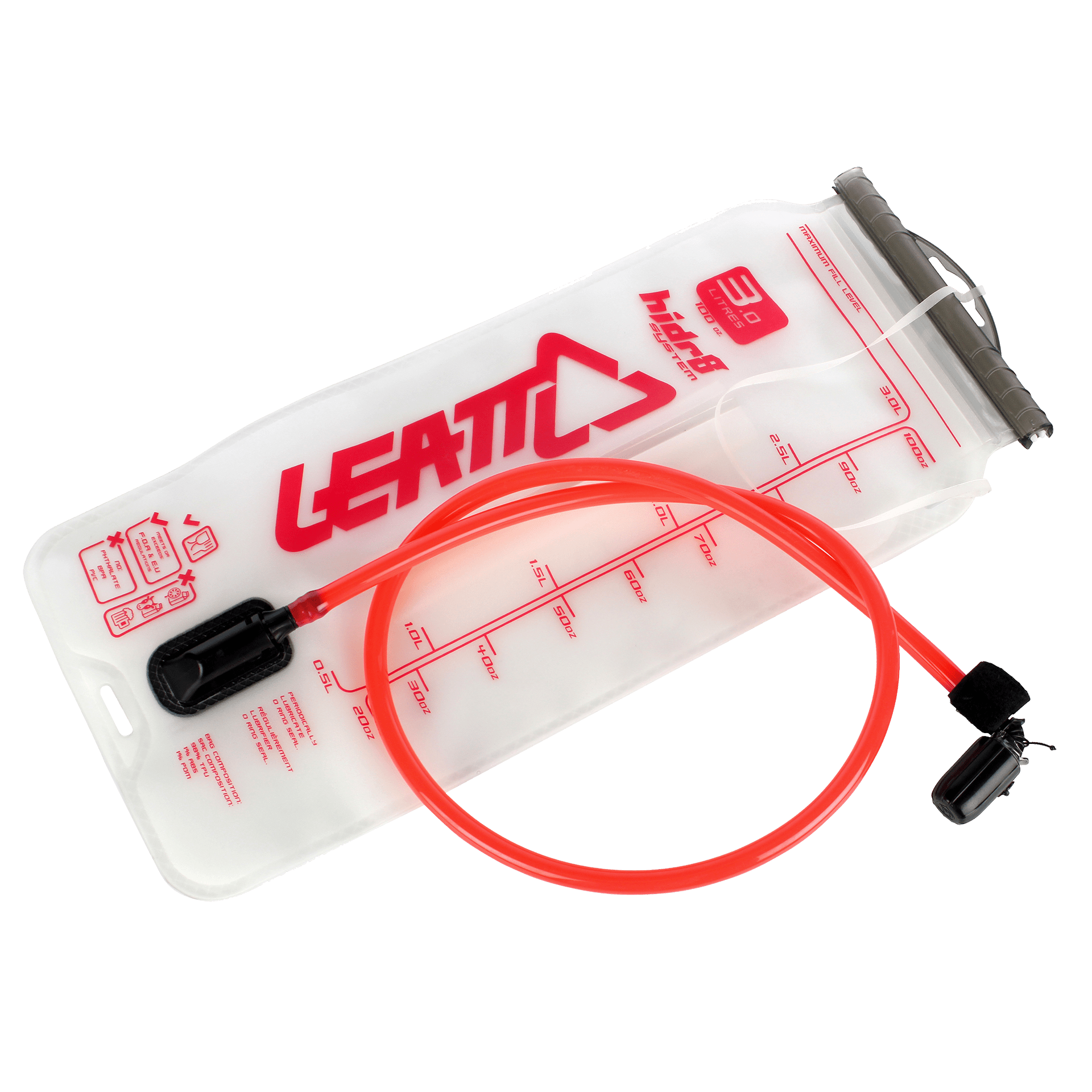 Bladder Flat CleanTech 3L (100oz) w tube and bite valve