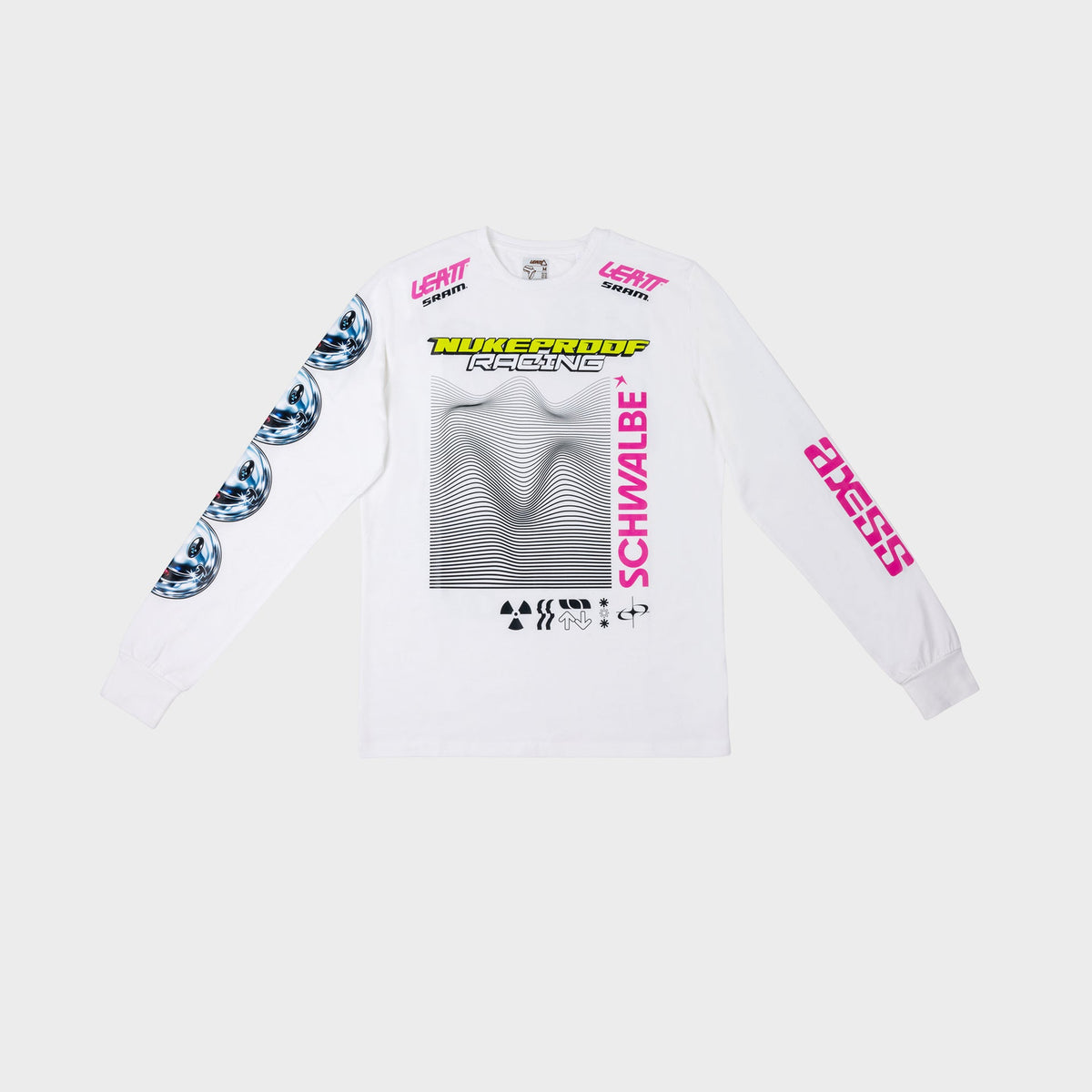 Long Sleeve Shirt NAR Team Busy - White - Leatt x NAR