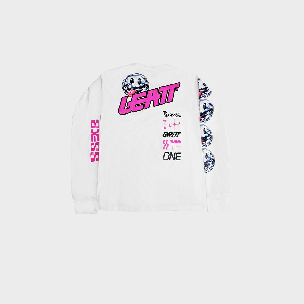 Long Sleeve Shirt NAR Team Busy - White - Leatt x NAR