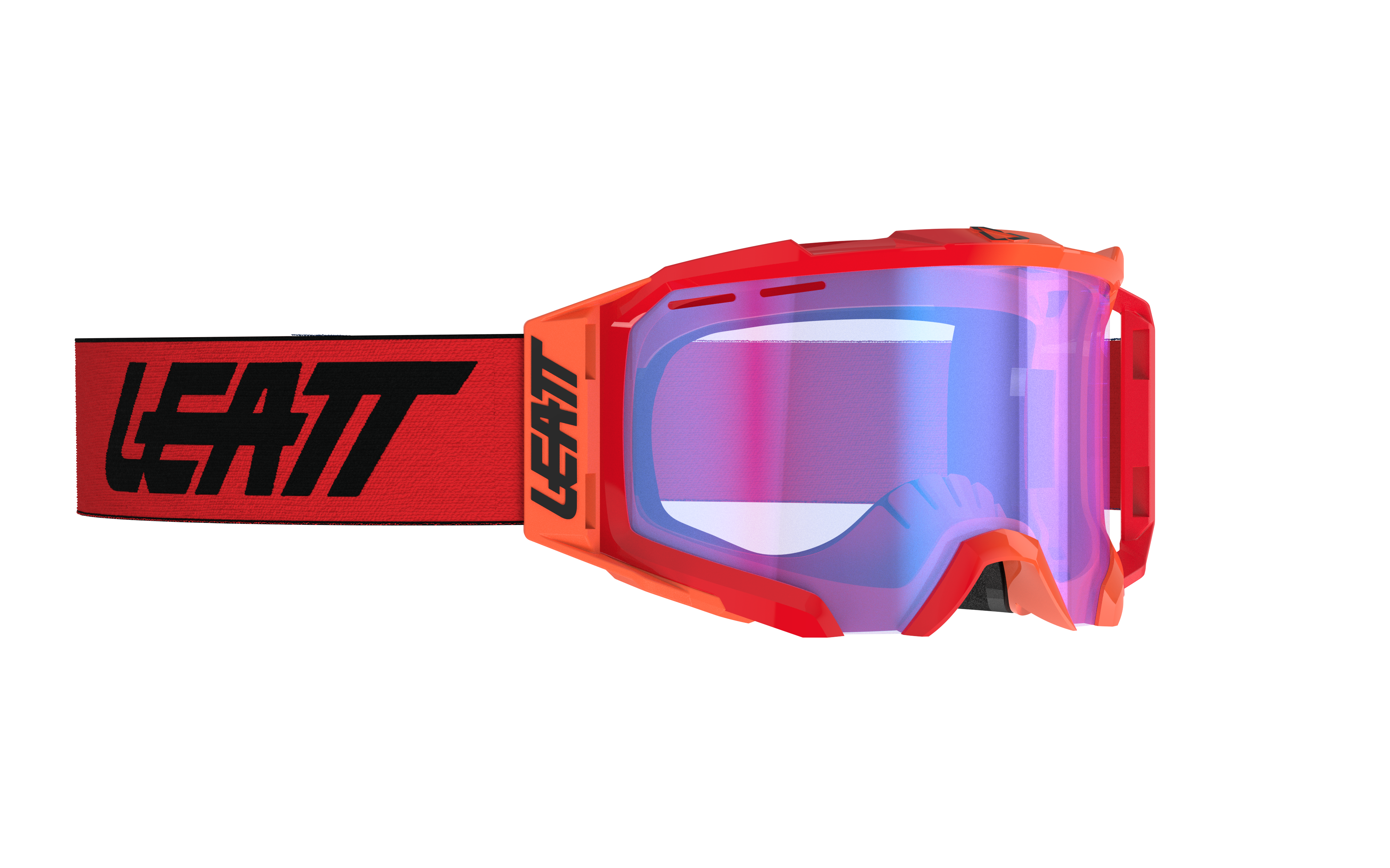 bc goggles Leatt Velocity 5.0 MTB Iriz Goggles Red Iriz Blue