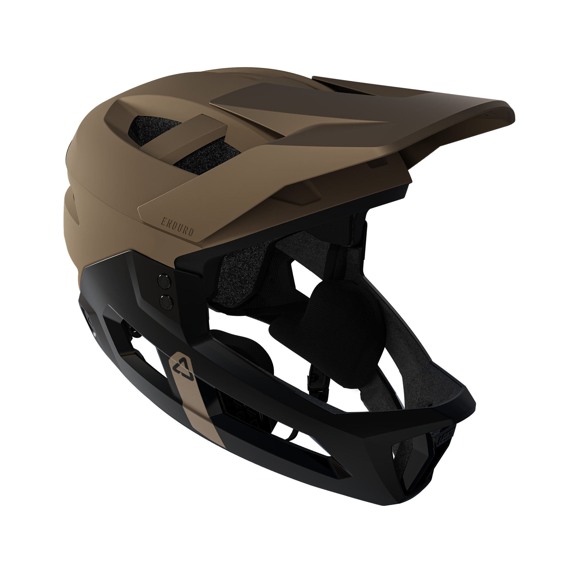 black and brown motorcycle helmet Troy Lee Designs - SE5 Carbon Overspray MIPS ring closure Harley Davidson Snell Black Gold