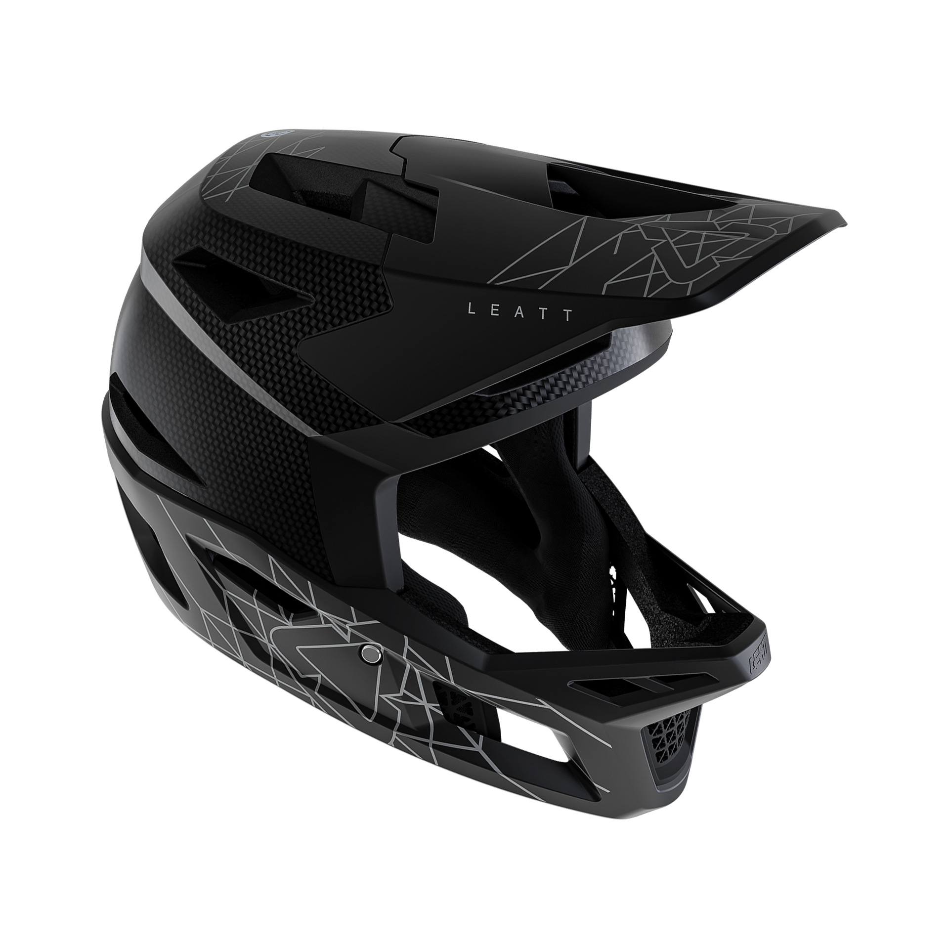 mtb fullface helm leatt Leatt MTB Gravity 6.0 Carbon V24 Helmet Stealth, M