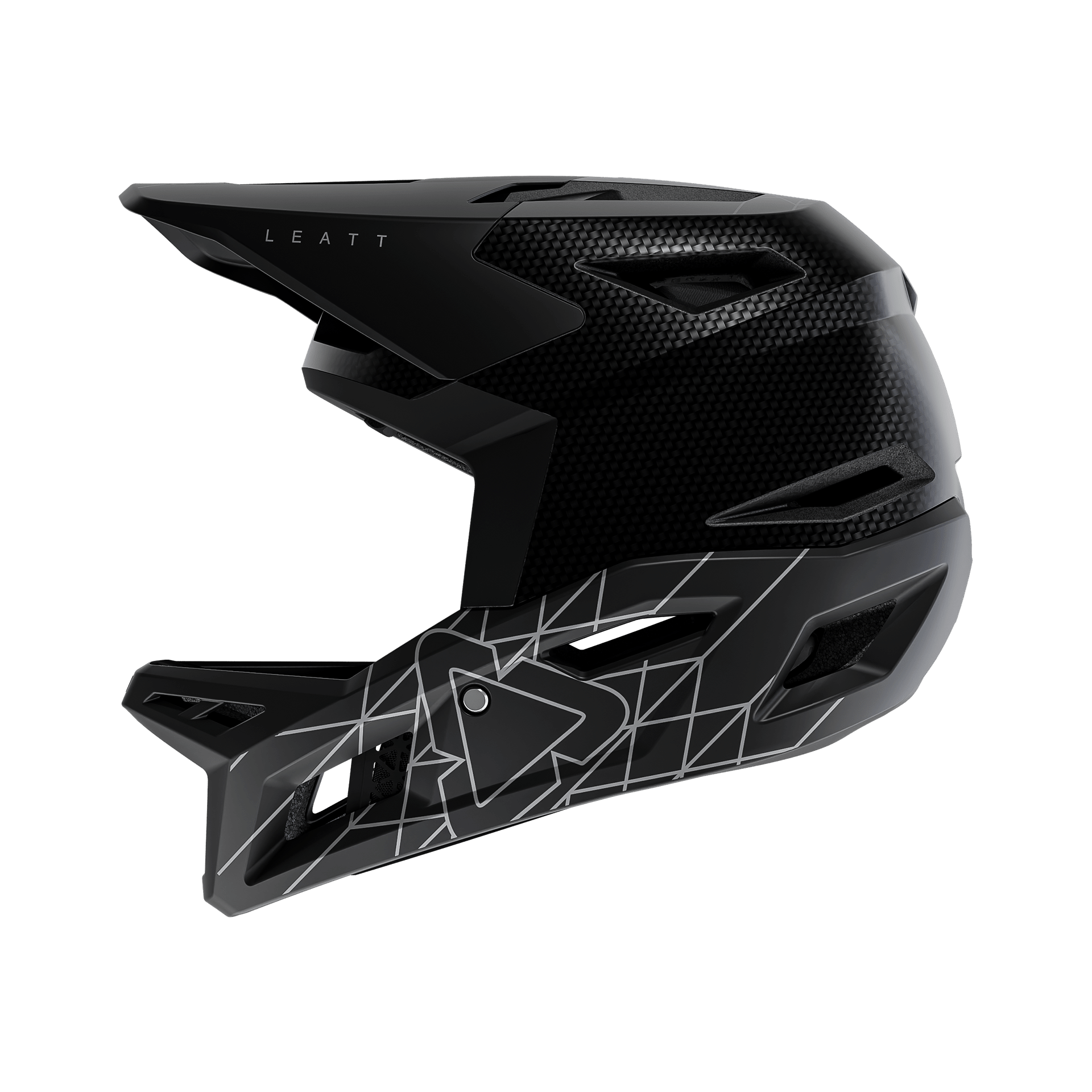 Leatt MTB Gravity 6.0 Carbon V24 Helmet Stealth, L
