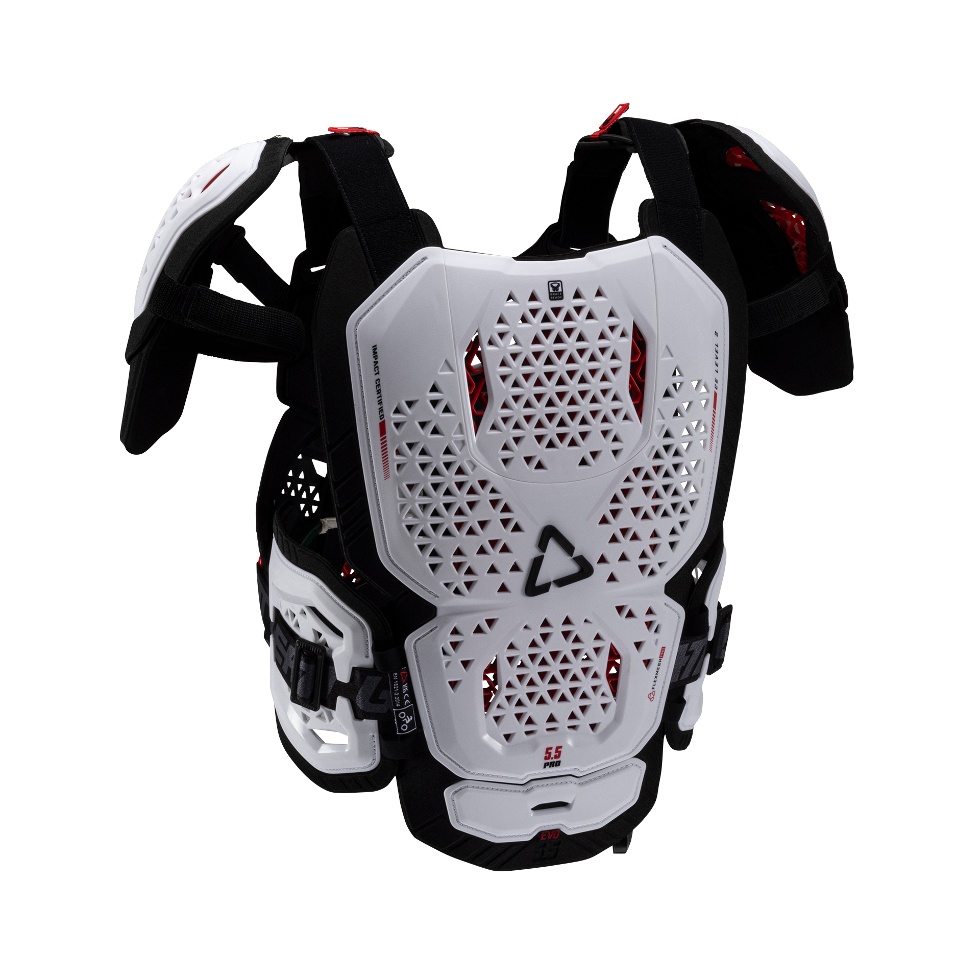 Protège-poitrail Leatt 4.5 PRO EVO – Noir, Taille L (Réf: 5025202361)