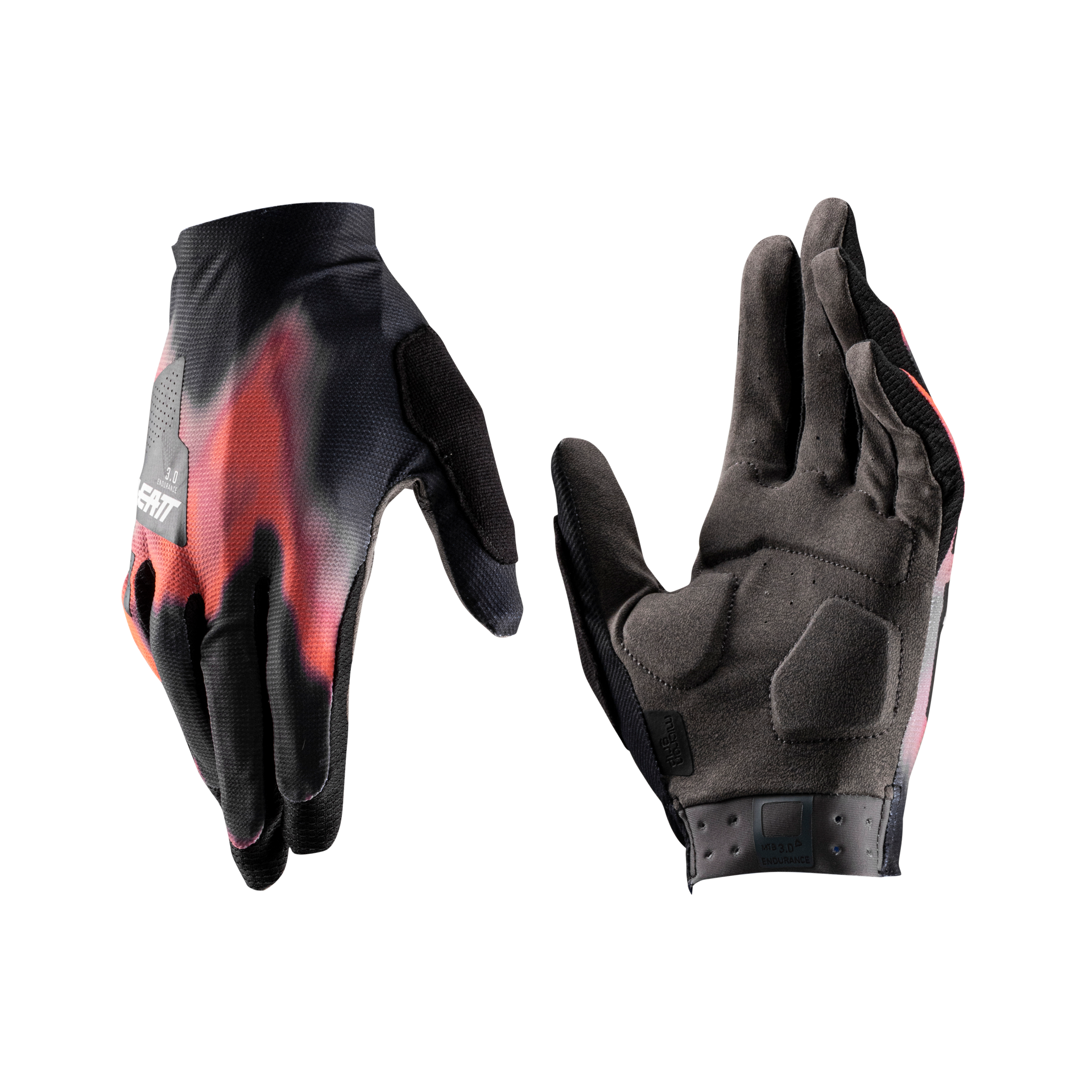 bicycle gloves made in usa Leatt MTB 3.0 Endurance Glove Small Heatmap Red