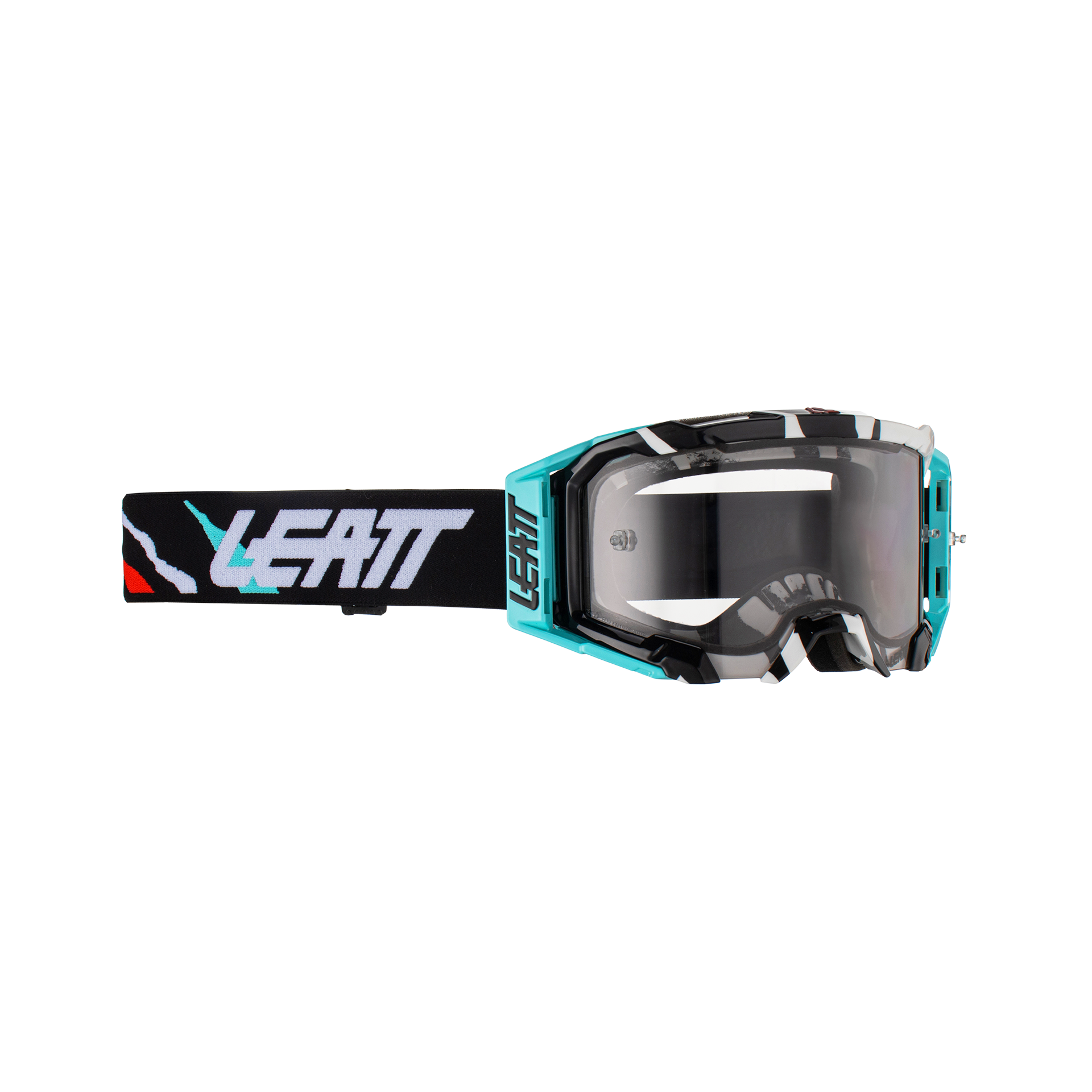 Maschera Motocross Leatt Velocity 5.5 Iriz Rosso - Lenti Antifog Doppia Camera, Paranaso Removibile, Certificata