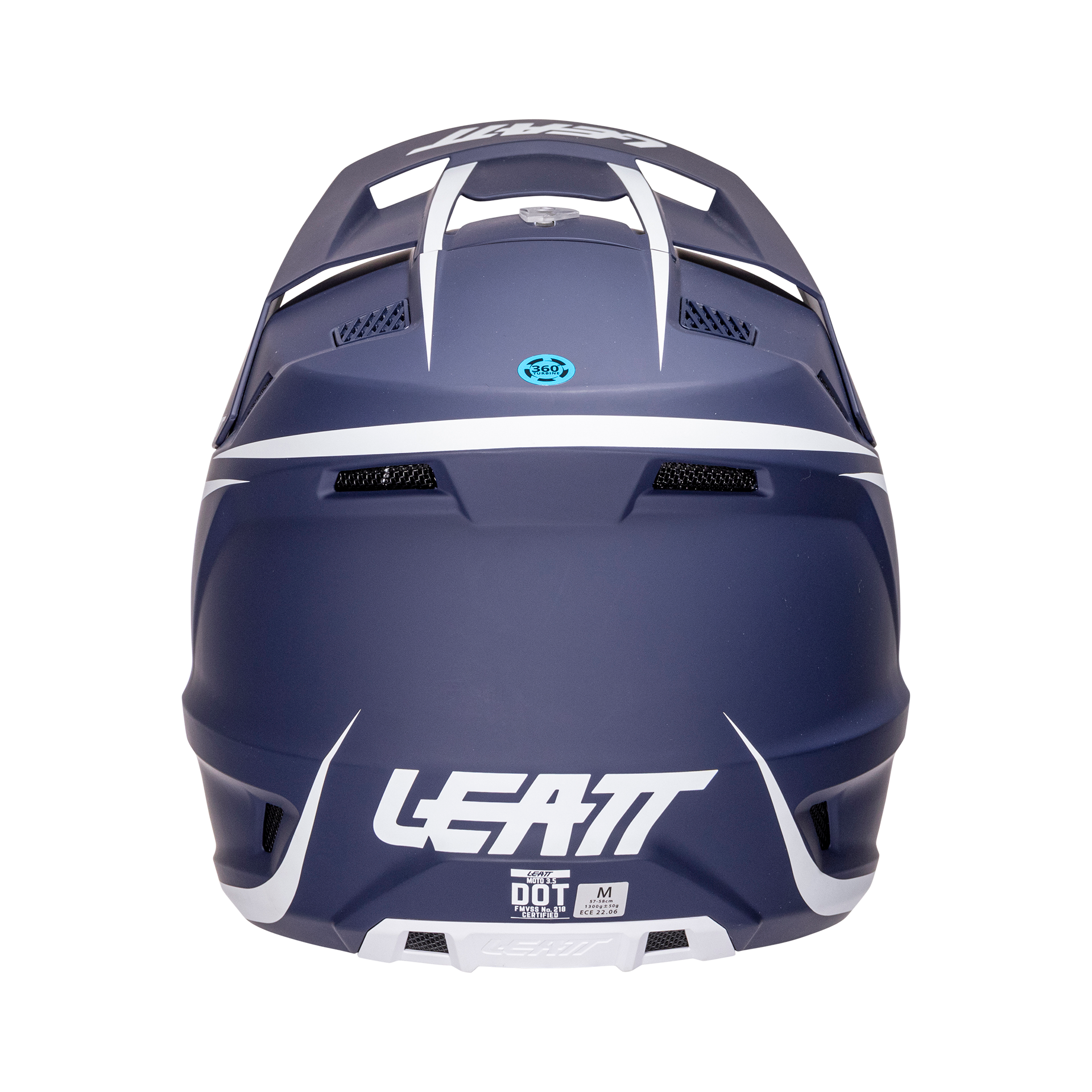 back of a motorcycle helmet Helmet Moto 3.5 with 2.5s Goggle