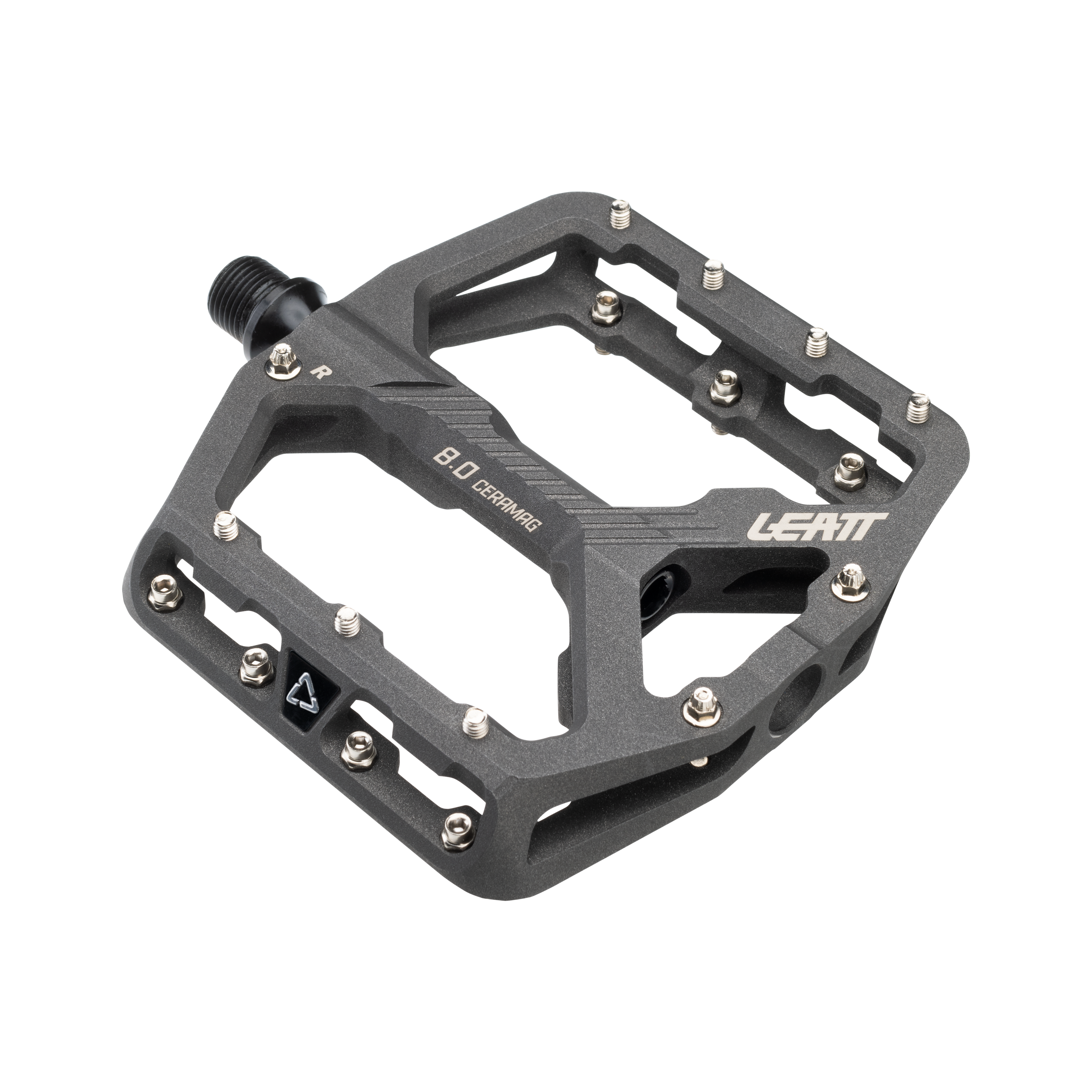 matrix mtb pedale Leatt CeraMAG AllMtn 8.0 Flat Wide Pedals CeraGrey 114x107mm
