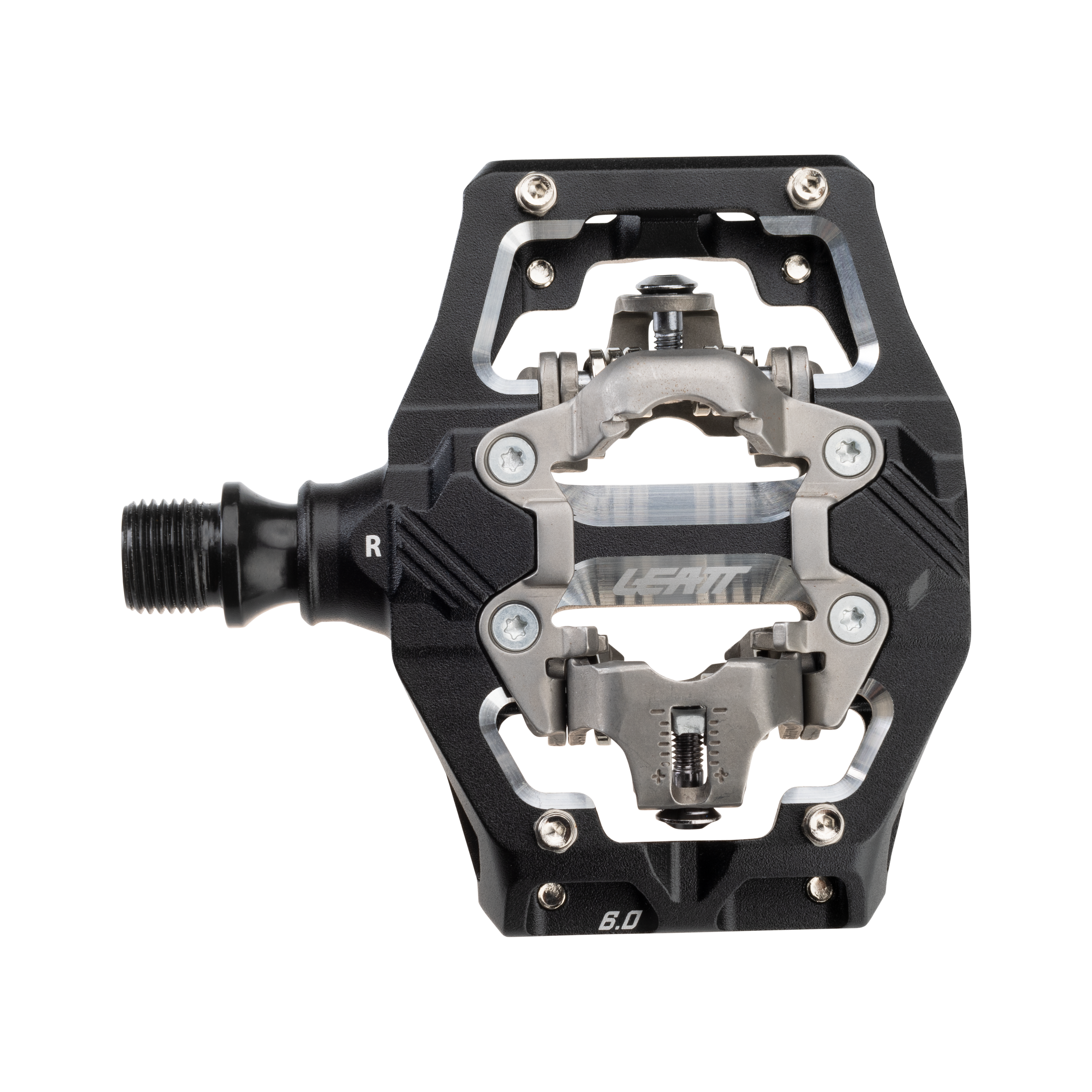 all pedals Leatt AllMtn 6.0 Clip-in 95x70mm Pedals Silver LB9025100640