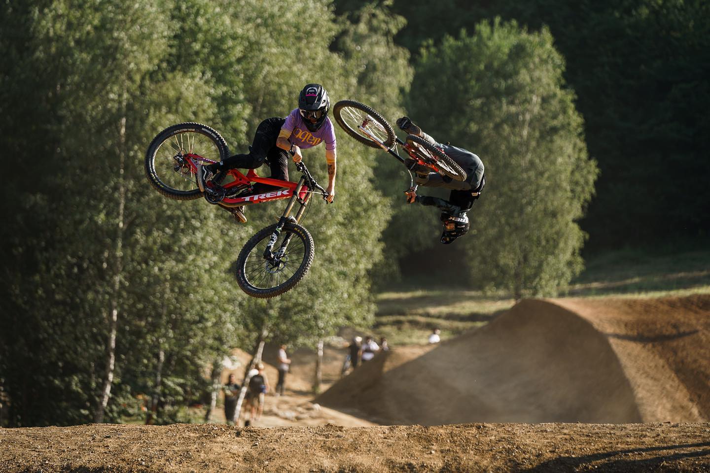 Vinny armstrong doing a aero trick on a bicycle